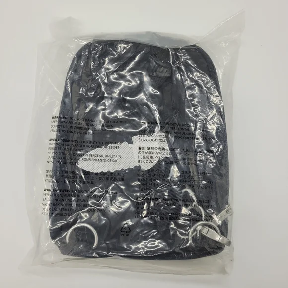 Baggalini Black Sling Backpack Bag Multi Wear RFID Card Slots Adjustable NEW - Picture 12 of 16